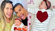 Thiago Oliveira e Bruna Matuti comemoram o primeiro mês da filha - Reprodução/Instagram