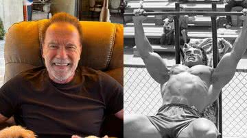 Astro do cinema Arnold Schwarzenegger é até hoje ídolo do fisiculturismo e tem competição com seu nome - Foto: Reprodução / Instagram