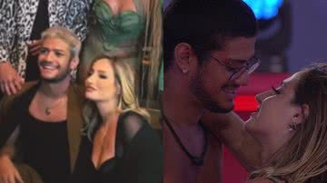 Bruna Griphao e Gabriel Santana são vistos em clima de romance em festa de Marvvila - Reprodução/Instagram|Reprodução/Globo