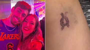 Ex-BBBs Amanda e Cara de Sapato fazem tatuagem juntos - Foto: Reprodução / Instagram