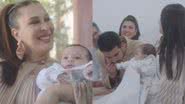 Claudia Raia posta vídeo do batizado do filho caçula - Reprodução/Instagram