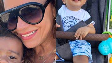 Filho de Viviane Araújo dá show de fofura em viagem - Reprodução/Instagram