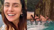 Giovanna Antonelli curte praia com o marido e os três filhos - Reprodução/Instagram
