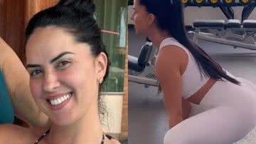 Graciele Lacerda rouba a cena ao surgir de look fitness branco - Reprodução/Instagram