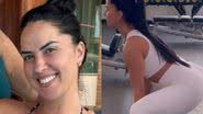 Graciele Lacerda rouba a cena ao surgir de look fitness branco - Reprodução/Instagram