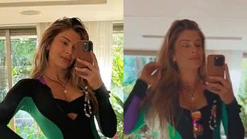 Grazi Massafera deixa pernões de fora em selfies no espelho - Reprodução/Instagram