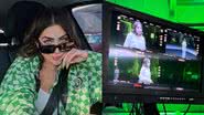 Jade Picon aposta em look verde e mostra coincidência nos bastidores de 'Travessia' - Reprodução/Instagram