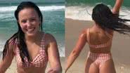 Larissa Manoela dá show de beleza na praia - Reprodução/Instagram