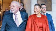 Lula e Janja na coroação do Rei Charles III - Foto: Reprodução / Instagram; @claudiokbene