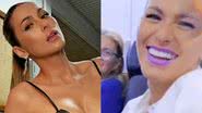 Mãe de Lívia Andrade surge em avião com a apresentadora - Reprodução/Instagram