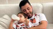 Murilo Huff combina o pijama com o filho, Léo - Reprodução/Instagram