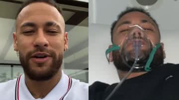 Neymar Jr. surge em câmara de oxigênio para se recuperar de lesão - Reprodução/Instagram