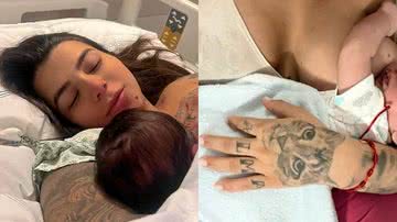 Petra Mattar passa perrengue com filho recém-nascido - Reprodução/Instagram