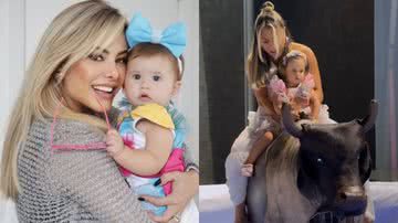 Poliana Rocha se divertiu com a neta Maria Alice no aniversário de dois anos da menina - Reprodução: Instagram