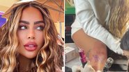Irmã de Neymar faz dez tatuagens de uma vez e fecha a perna: "Missão cumprida" - Reprodução/ Instagram