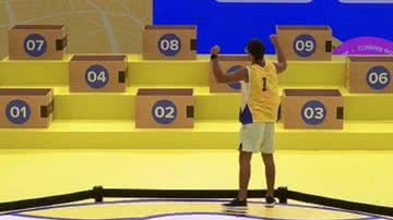 Prova do Anjo da Semana é vencida por Gabriel Santana - Reprodução/Globo