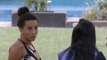 Domitila pediu desculpas para Larissa por falas feitas sobre a sister - Reprodução/Globo