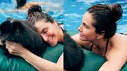 Giovanna Antonelli posa na piscina com cachorrinha - Reprodução/Instagram