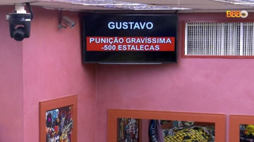 No BBB 22, Gustavo levou punição mais severa da edição - Reprodução/Globo