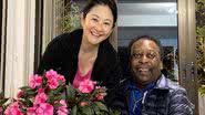Marcia Aoki e Pelé - Foto: Reprodução / Instagram