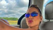 Virginia Fonseca posou no banco de trás de um carro durante viagem aos Estados Unidos - Reprodução: Instagram