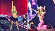Montagem de fotos da cantora Anahí durante os shows do RBD no Brasil - Foto: Reprodução/Instagram @anahi