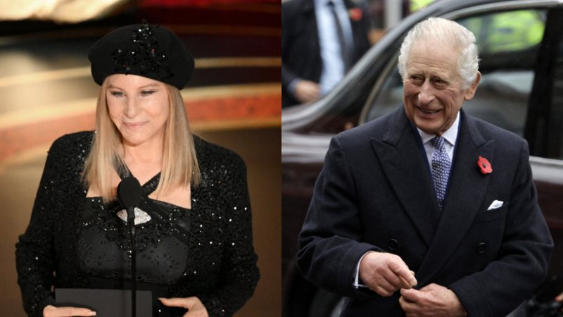 Barbra Streisand revelou em seu livro de memórias que é próxima do Rei Charles III - Fotos: Getty Images