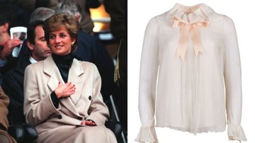 Uma blusa de Princesa Diana irá para leilão nos Estados Unidos - Fotos: Getty Images/Instagram