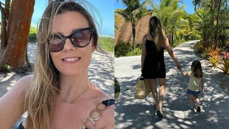 Esposa de Tiago Leifert encanta com fotos na praia - Reprodução/Instagram