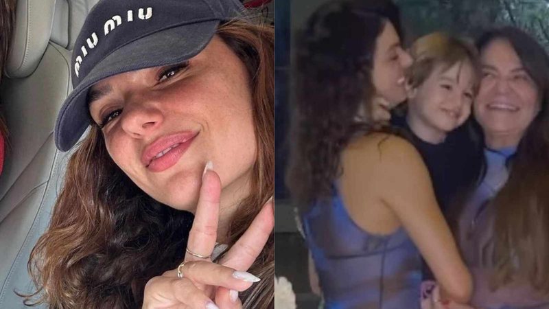 Isis Valverde e a mãe esbanjam beleza com looks iguais - Reprodução/Instagram