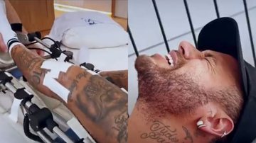 Neymar mostra tratamento para lesão - Reprodução/Instagram