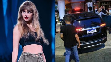 Taylor Swift chega escoltada a hotel - Foto: Instagram/JC Pereira - AgNews