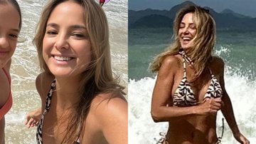 Ticiane Pinheiro curte o mar carioca com as filhas - Reprodução/Instagram