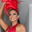Viviane Araújo aposta em look decotado para ensaio de Carnaval