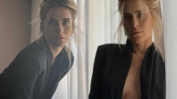 Carolina Dieckmann abre o blazer e esbanja beleza - Reprodução/Instagram