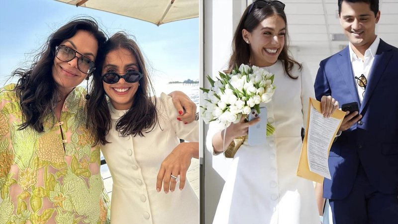 Carolina Ferraz’s daughter gets married and her mother shows the photos