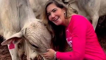 Chris Morais mora em Barretos (SP) e é produtora pecuária de gado nelore; sua propriedade, o Aerorancho, obteve o Cadastro Ambiental Rural - Fotos: Arquivo Pessoal
