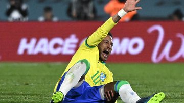 Neymar Jr no jogo da Seleção Brasileira - Foto: Getty Images