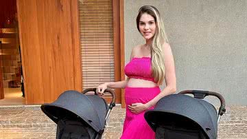Bárbara Evans está grávida de gêmeos; modelo já é mãe de Ayla, de 1 ano - Reprodução Instagram