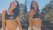 Bruna Biancardi exibiu barriga de grávida em registro na rede social - Reprodução Instagram