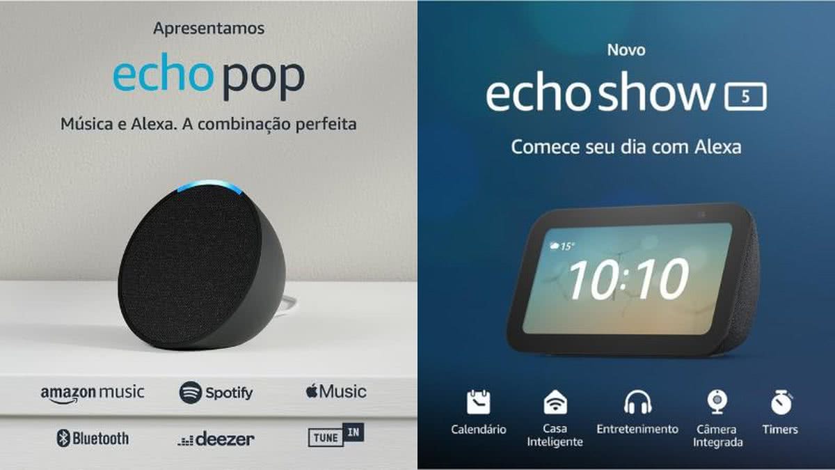 Nova Echo Pop com Alexa  Análise da caixa baratinha da