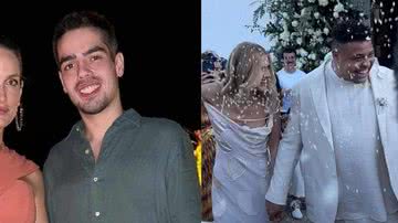 Filho de Faustão celebra casamento de Ronaldo e Celina Locks - Reprodução/Instagram