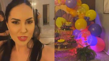 Graciele Lacerda exibe detalhes de sua festa - Reprodução/Instagram