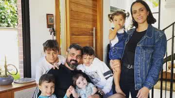 A família de Juliano e Letícia Cazarré vai crescer; casal espera o sexto filho - Reprodução Instagram