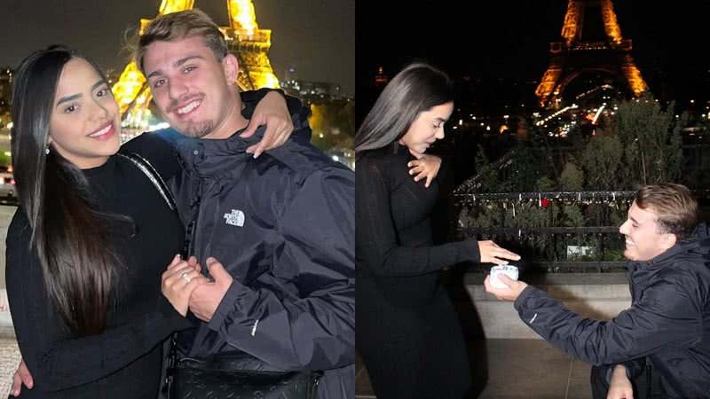 Mariely Santos é pedida em casamento em Paris - Reprodução/Instagram