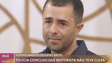 Motorista Diones em entrevista no programa Encontro - Foto: Reprodução / Globo