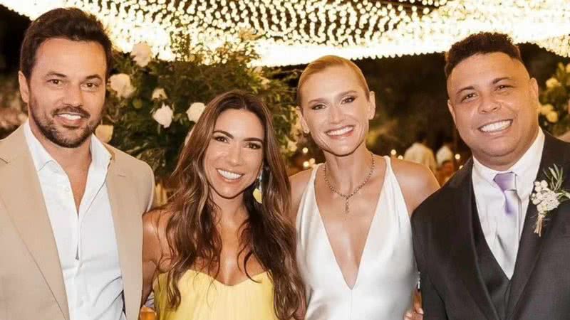 Patricia Abravanel mostra fotos do casamento de Ronaldo e Celina Locks - Reprodução/Instagram