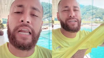 Neymar Jr perde a paciência com comentários sobre físico e exibe barriga - Reprodução/Instagram