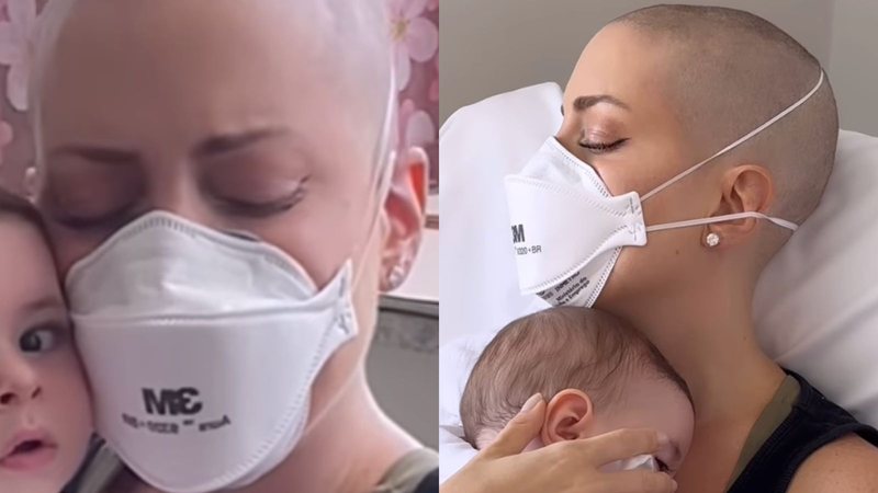 Fabiana Justus se emociona ao receber o filho caçula no hospital - Reprodução/Instagram