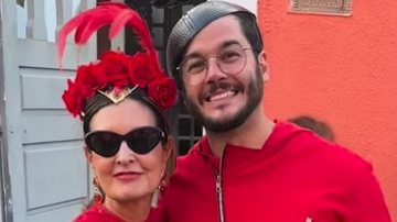 Fátima Bernardes curte Carnaval com o namorado - Reprodução/Instagram